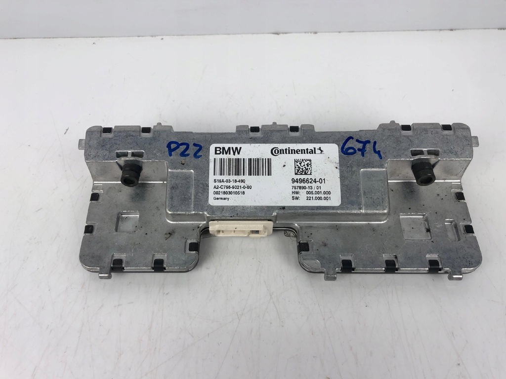 фото №1, Блок керування модуль камери bmw g01 g02 g30 9496624