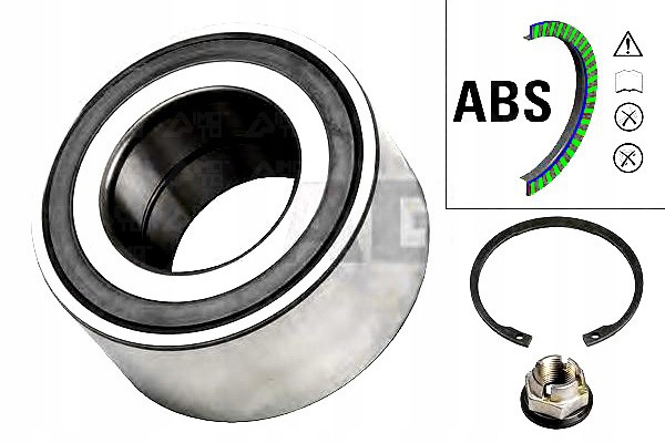 фото №2, Підшипник колеса renault перед megane duster 08- fag