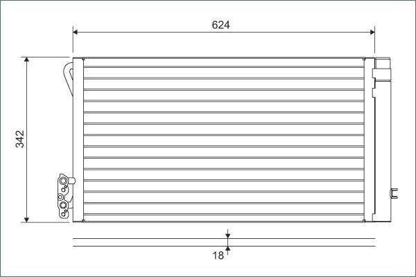 фото №1, Радиатор кондиционер bmw z4 e89 09- 3.0 r6 t b
