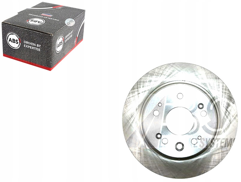 фото №1, 2 x a.b.s. диск тормозной. honda cr-v ii 02-06 задняя