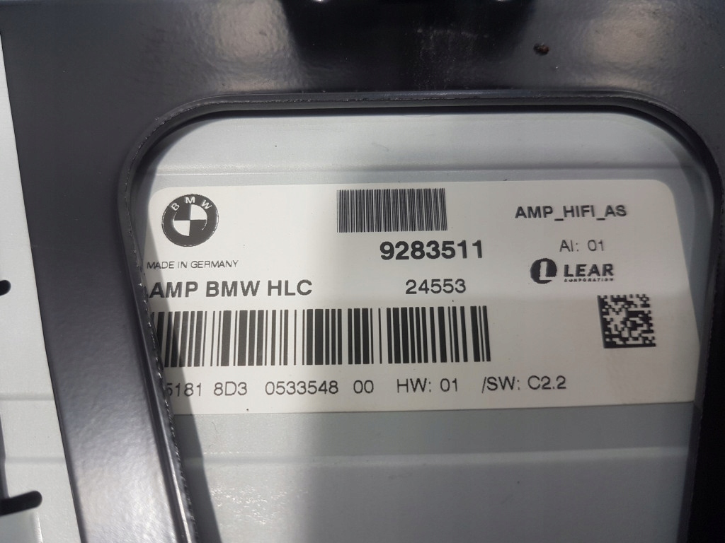 фото №7, Bmw 3 f30 усилитель система hifi 9283511