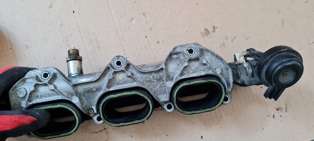 фото №16, Sq5 8r q5 коллектор всасывающий правый 3.0 tfsi 06e133110ar s4 b8 s5 a6 c7 a7