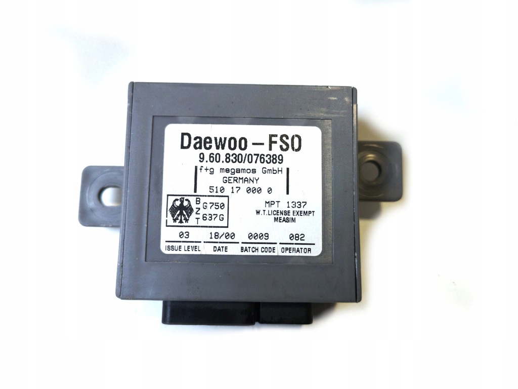 фото №1, Модуль иммобилайзер polonez 076389