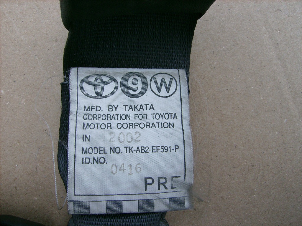 фото №10, Pas безпеки лівий перед toyota avensis verso 01-03r 0431039