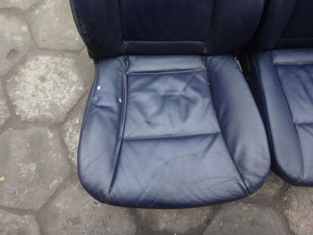 фото №6, Комплект сидений сиденья сиденья заднее сиденье задняя niebieska кожа bmw e60