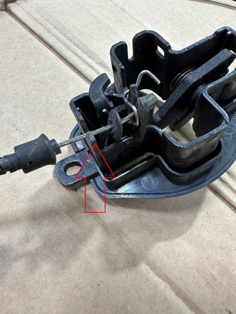 фото №13, Замок капот, замки, трос капот, тягa mercedes cl w216