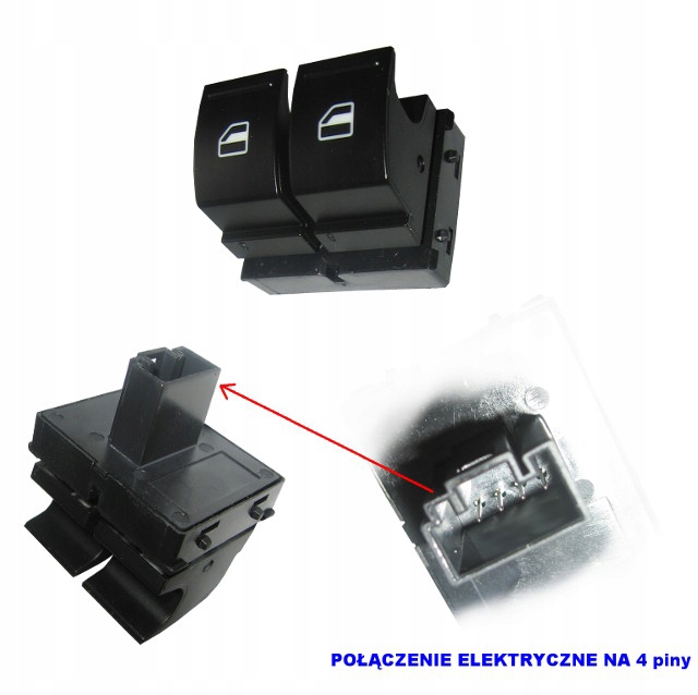 фото №2, Seat leon ii кнопка перемикач підйому вікон