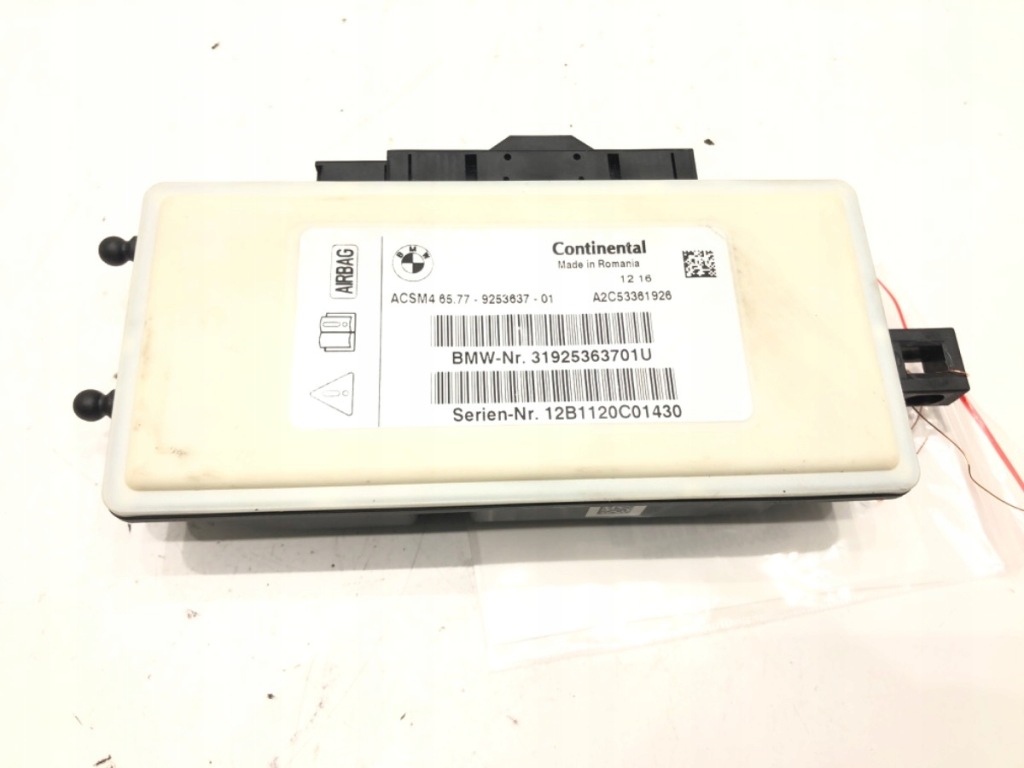 фото №1, Датчик подушка безпеки bmw f11 9253637 09-17 датчик