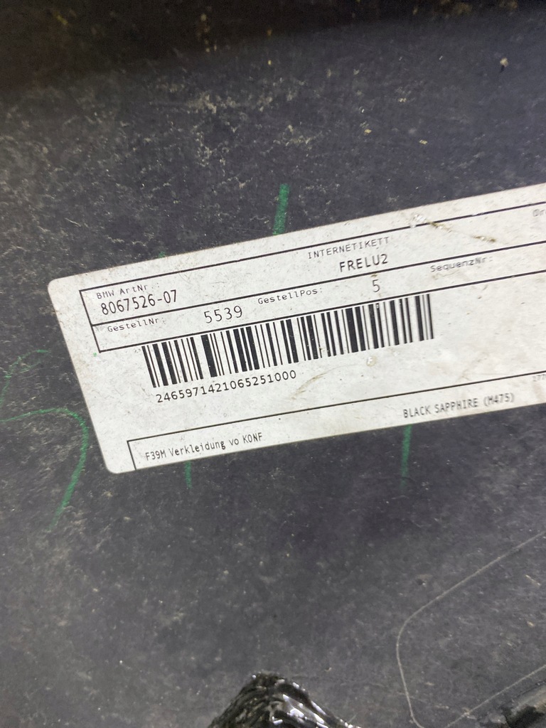 фото №7, Бампер перед передний bmw x2 f39 2017- m-pakiet