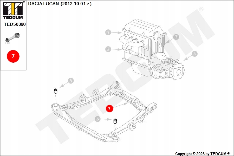 фото №10, Tedgum ted50390 підшипниковий вузол двигуна