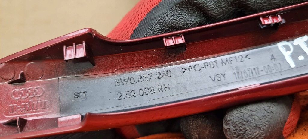 фото №13, A5 s5 8w ручка дверь правый задняя ly3s sportback 8w02837812a a4 b9