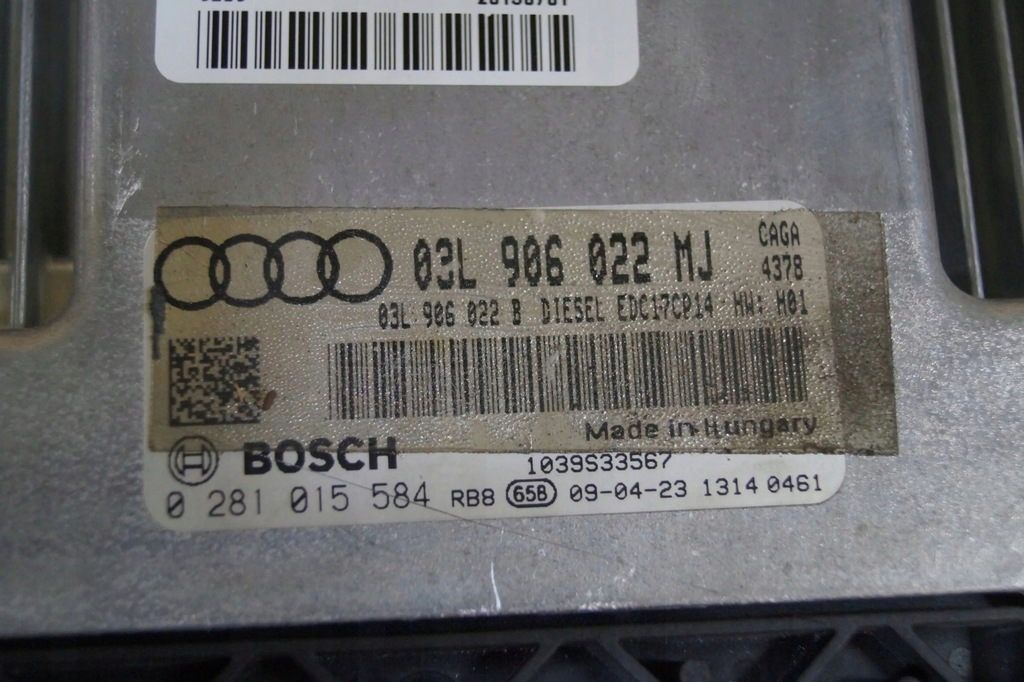 фото №8, Блок керування audi a4 03l906022mj 0281015584