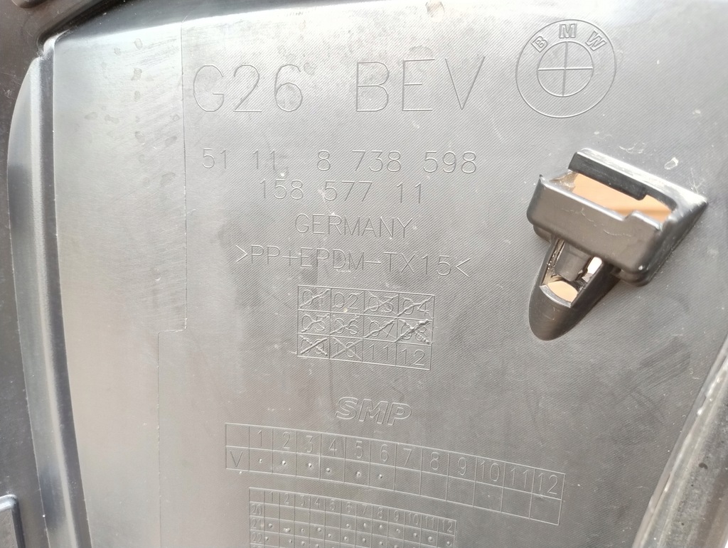 фото №7, Bmw 4 i4 g26 правий напрямна кронштейн бампера перед bardzo гарний 5111 8738598