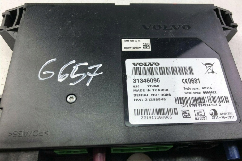 фото №3, Інше модулі volvo v60 31346096 2014