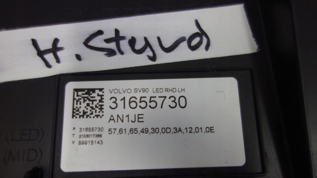 фото №7, Volvo s90 v90 лампа лампи led uk 31655730 31