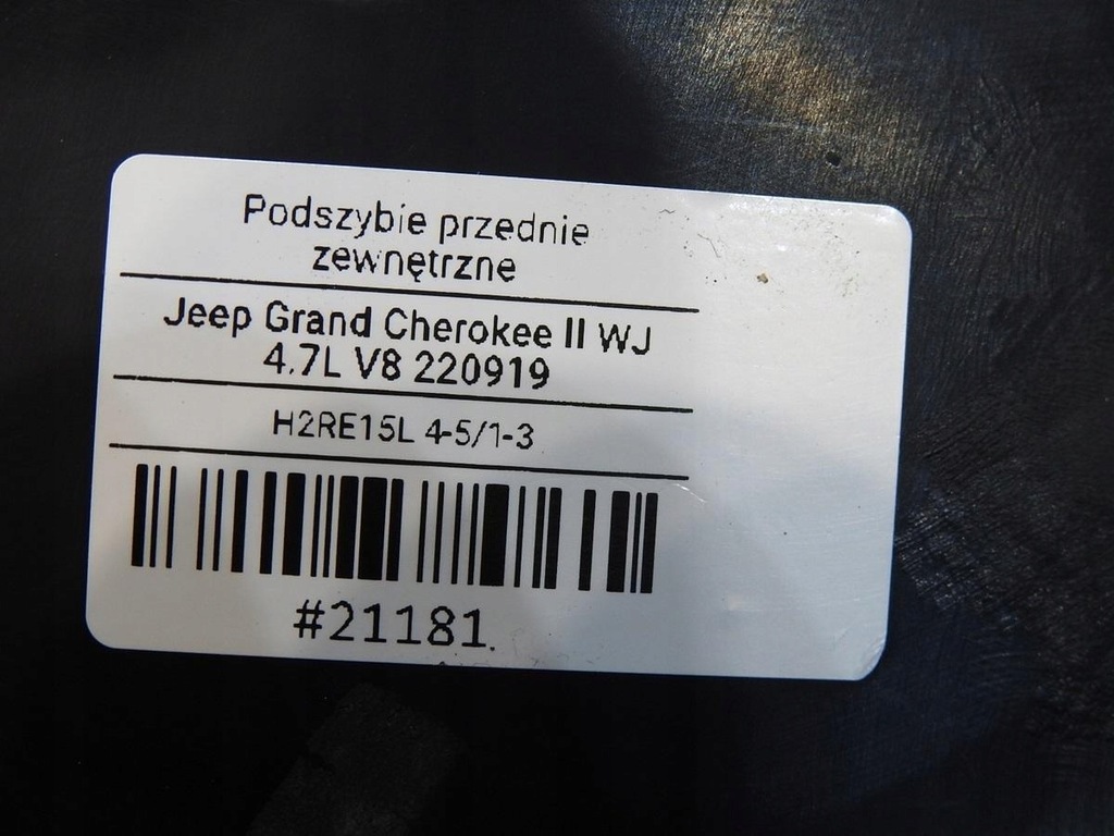 фото №7, Жабо jeep grand cherokee ii wj 55155355ab