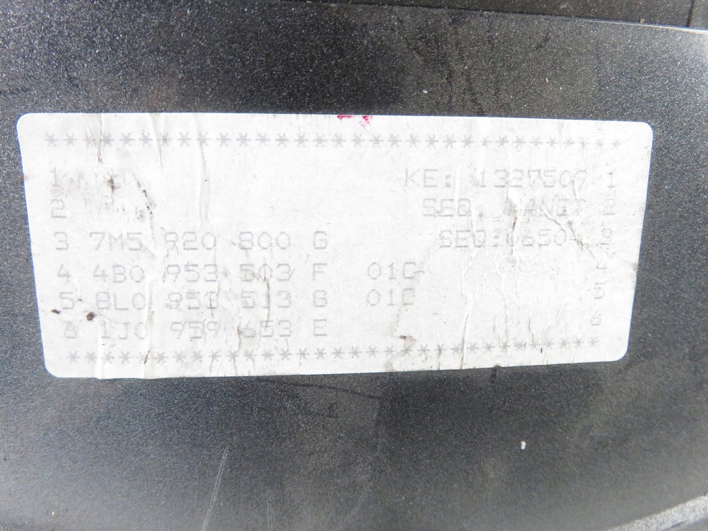 фото №8, Счетчик ford galaxy i 2.3 7m5920800g 1m2110849ab