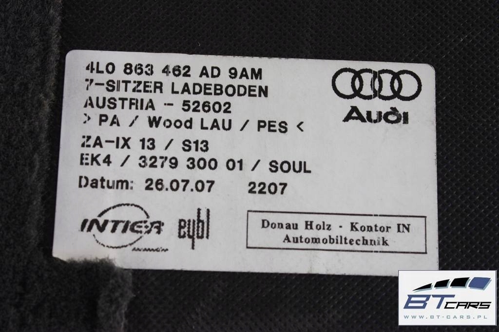 фото №10, Audi q7 обшивка + килимок + pas багажника 4l0863879 4l0863880 4l0863462 4l0864