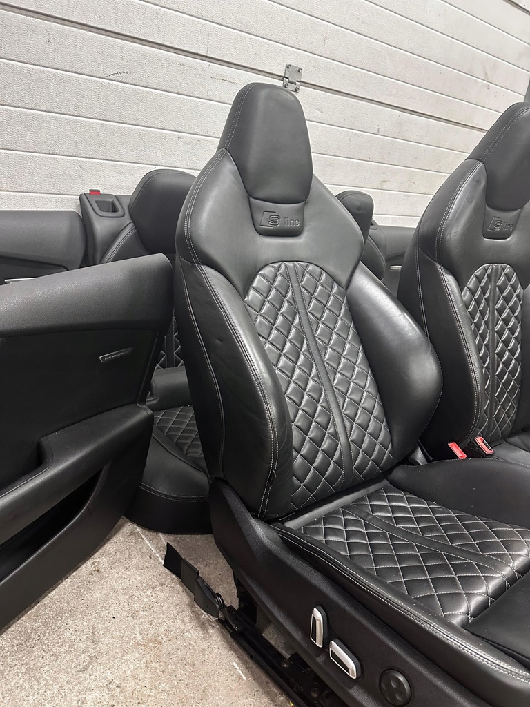 фото №10, Audi a7 c7 4g 11-18r s-line сидіння шкіра заднє сидіння обшивки комплект 4g8959760