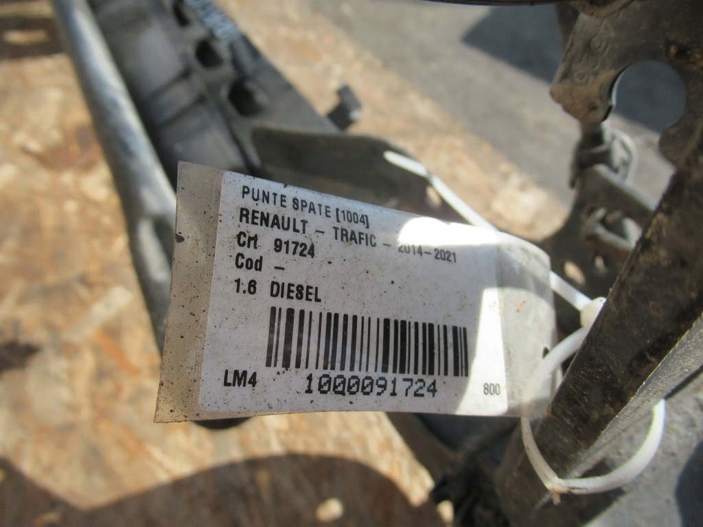 фото №8, Oś задняя renault trafic iii 14-