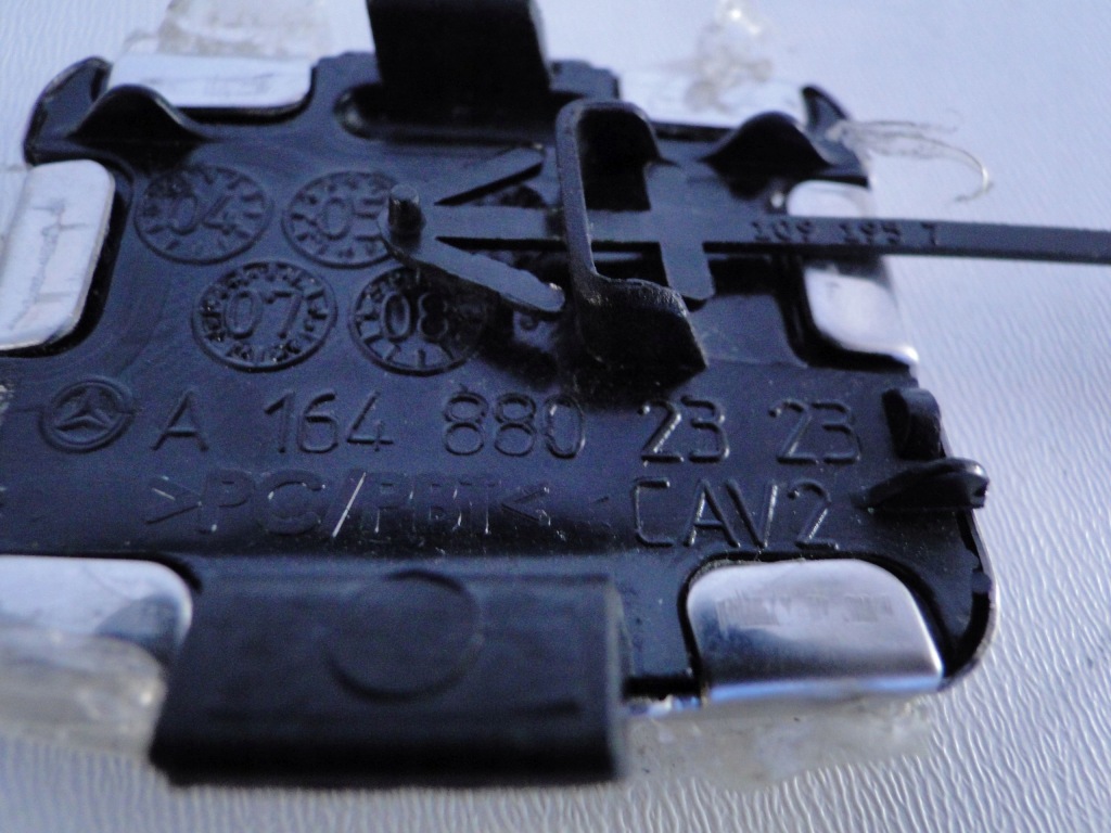 Купить Mercedes ml w164 164 заглушка хром на фаркоп  w накладка бампера заднего