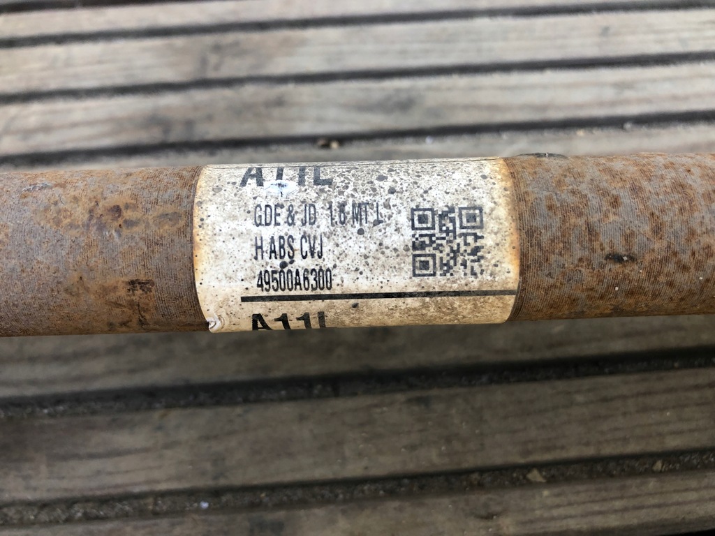 фото №5, Hyundai i30 ii 1.6 приводной вал левый перед 49500a6300