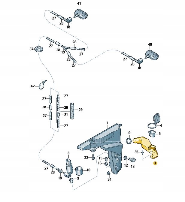 фото №1, Канал заливний рідина розпилювача audi rs6 a6 c8