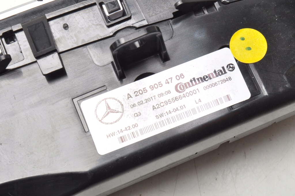фото №9, Mercedes w205 панель перемикач кондиціонера a2059054706