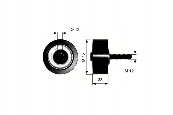 фото №2, Ролик направляющая ремень клиновой mercedes atego atego 2 axor axor 2