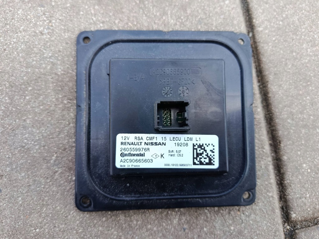 Блок управления модуль света дневного фонари led drl renault captur dacia с Разборки