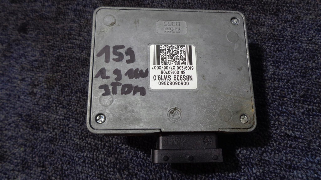 фото №15, Бортовой компьютер замок зажигания bsi alfa romeo 159 1.9 16v jtdm 51812908 0281013576 aut.
