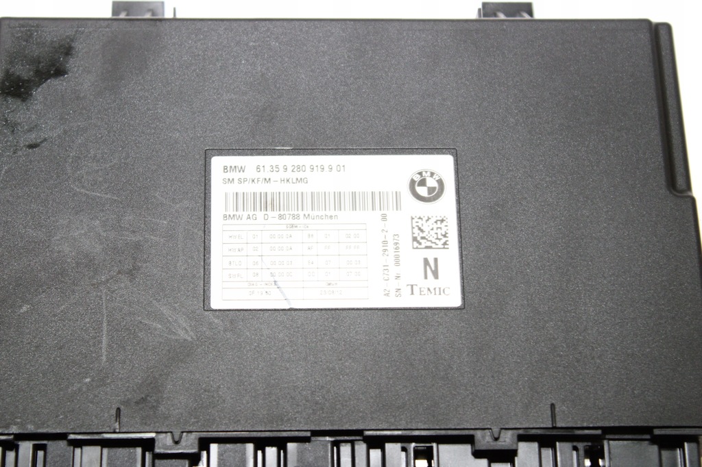 фото №4, Bmw 5 gt f07 7 f01 f02 модуль сиденье 9280919 блок управления