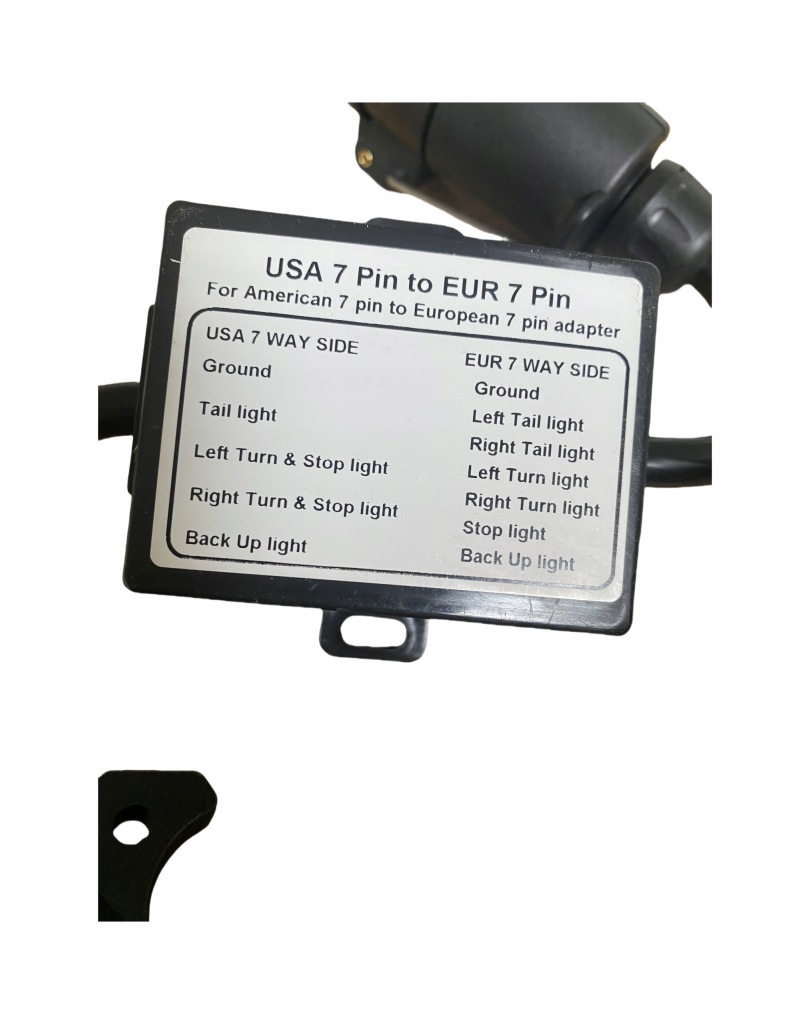 7-контактний адаптер 3f quality з америка на ue з накладка пилозахисна Доставка