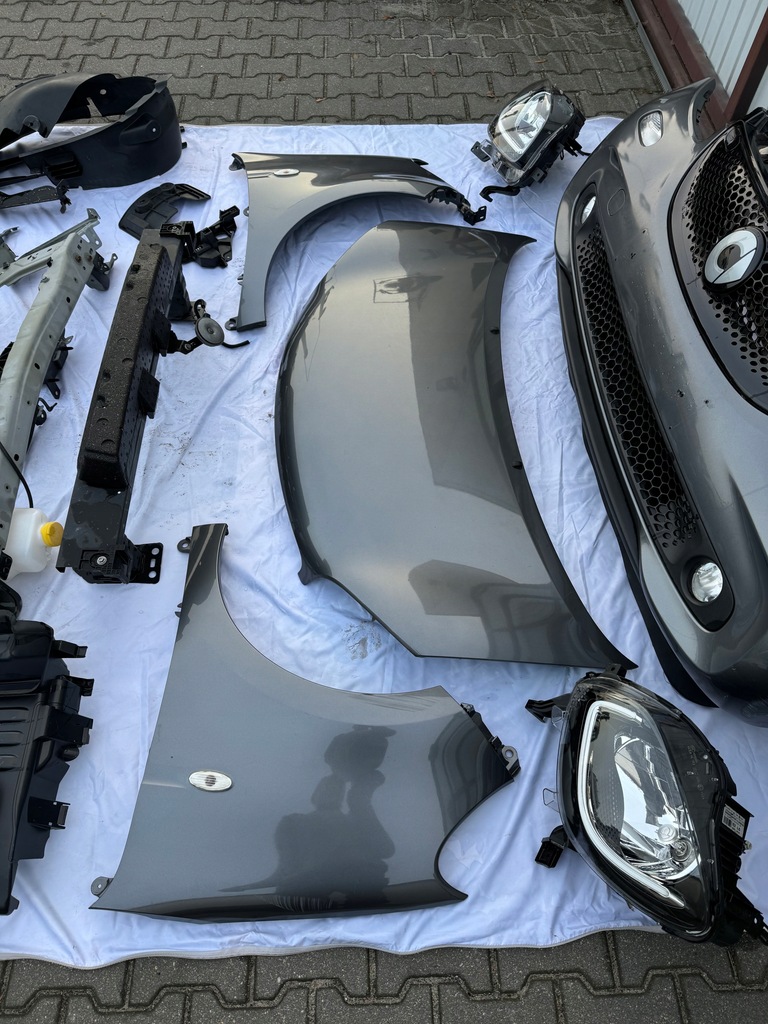 фото №9, Smart forfour a453 бампер капот крила лампа радіатор pas балка перед