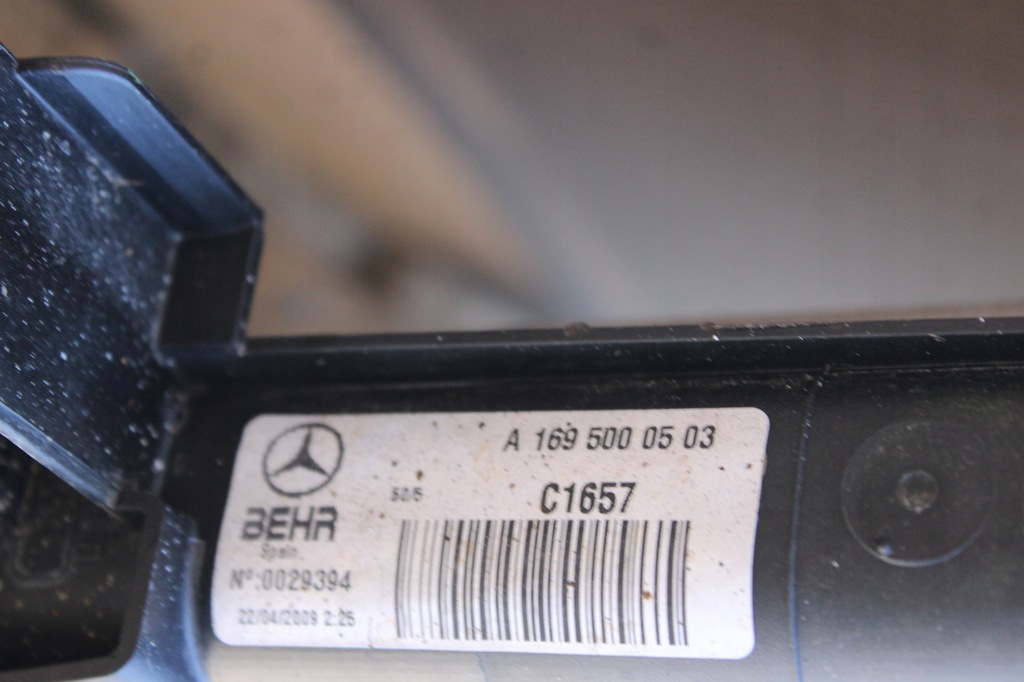 фото №10, Радиатор wody вентилятор mercedes w245 1.5 b авто