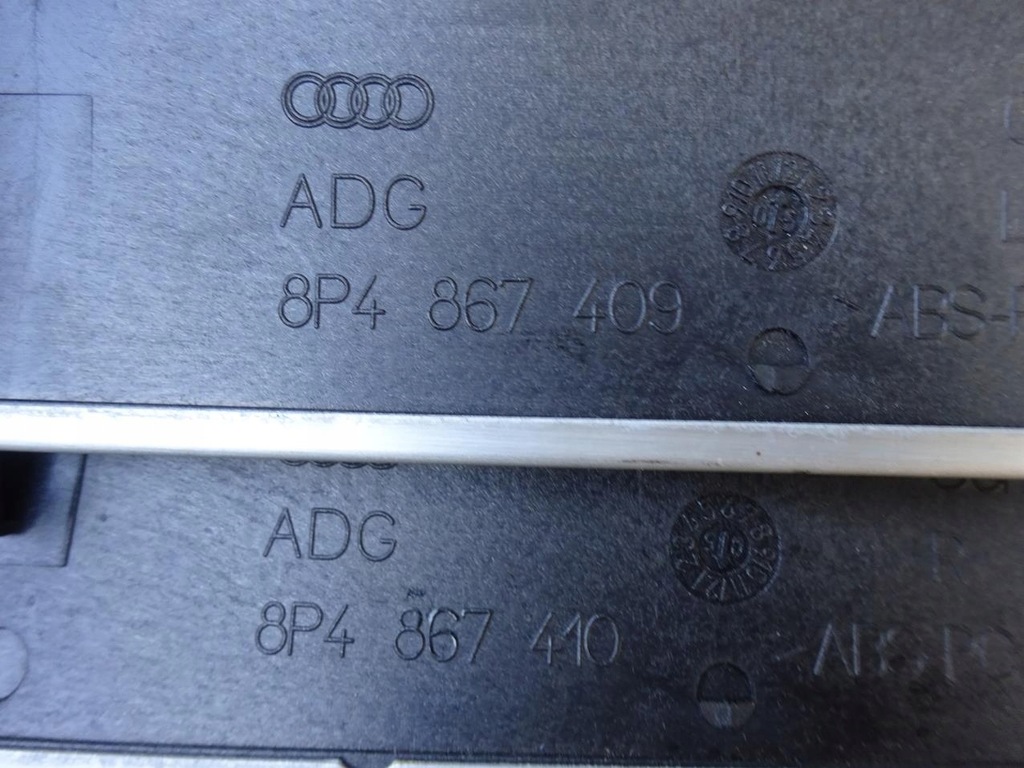 фото №12, Audi a3 8p 8p4 5d sportback накладки декоры дверь рамка механическая коробка передач s-line