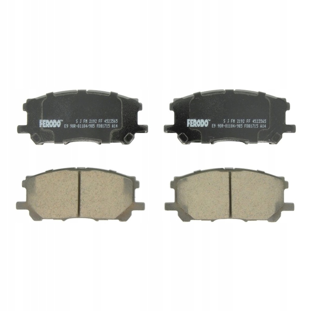 фото №10, Ferodo fdb1715 набір гальмівних колодок гальмівних, гальма дискові