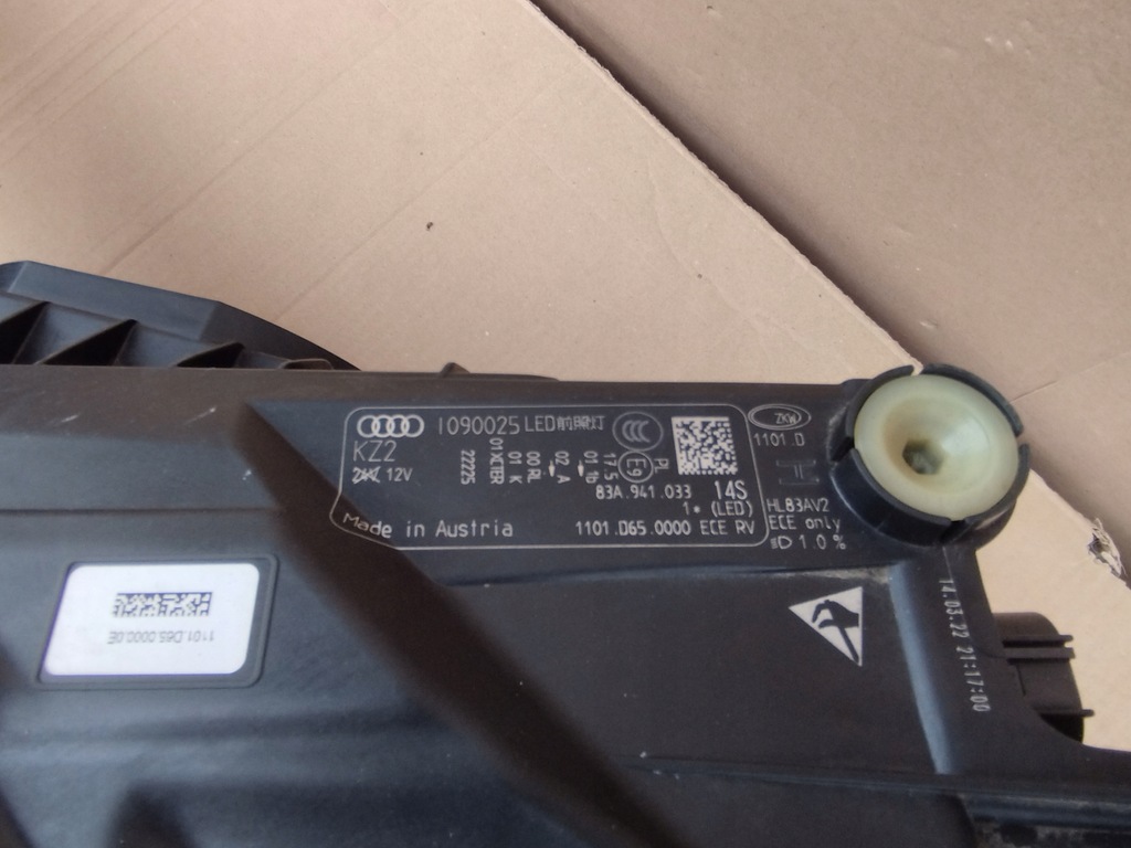 фото №8, Лампа audi q3 ii 83a full led комплектная левая правая