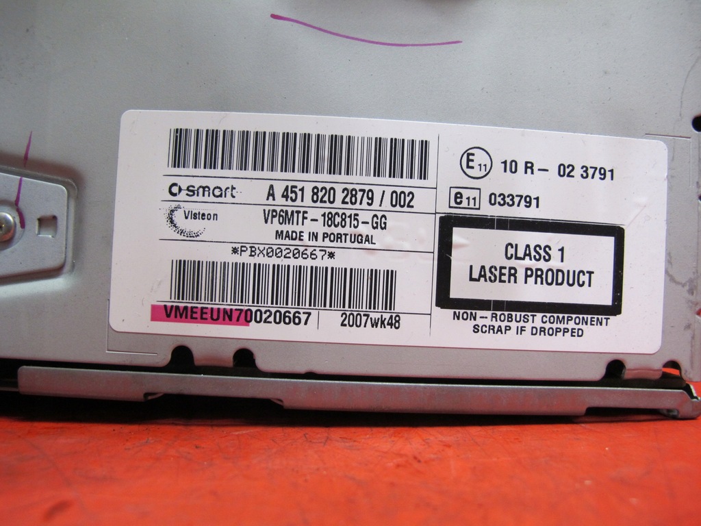 фото №5, Smart fortwo ii 451 радіо cd radiooddtwarzacz