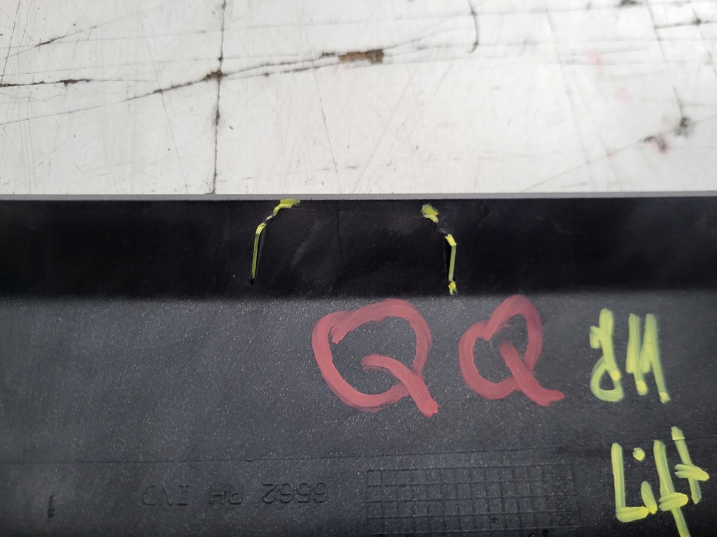 фото №7, Nissan qashqai j11 17- правая молдинг накладка бампера задняя