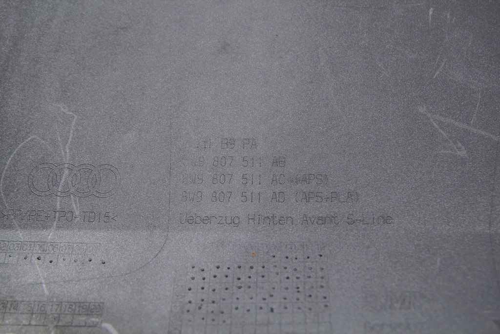 фото №14, Оригинальный бампер задняя audi a4 s4 b9 fl lift kombi s-line 19-24r 8w9807511