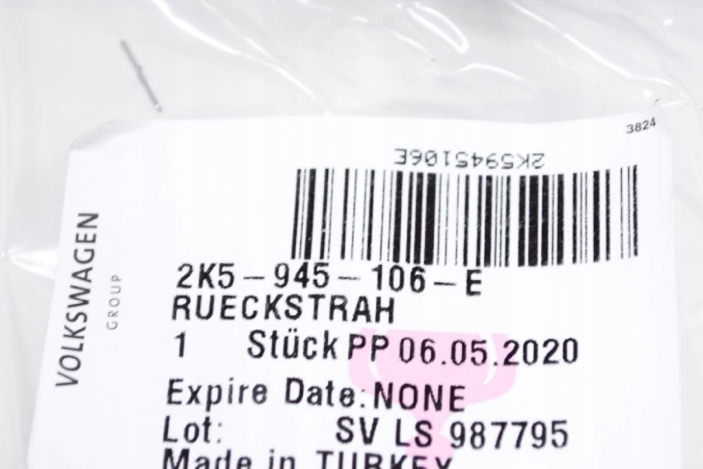 фото №11, Volkswagen caddy mk4 бампер задній правий відбивач новий оригінальний 2k5945106