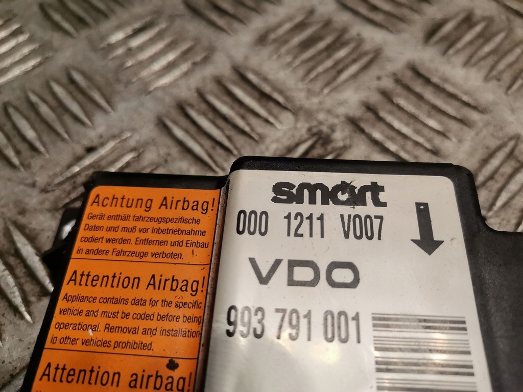 фото №4, Smart fortwo i блок керування / модуль подушка безпеки