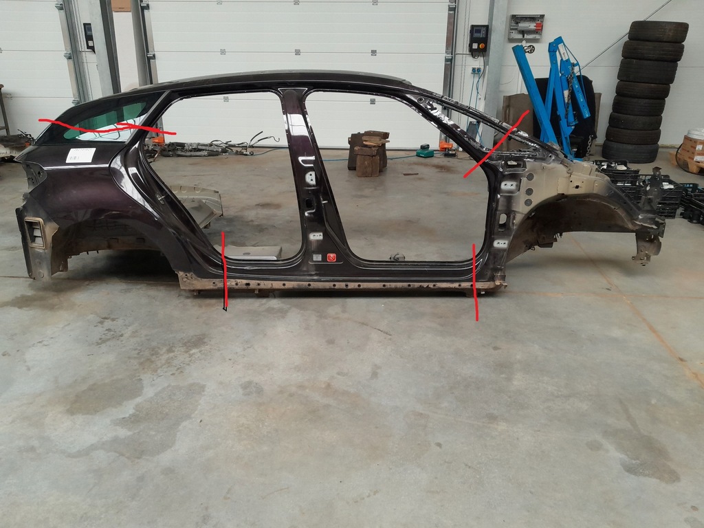 фото №1, Четверть перед правая лонжерон citroen ds5