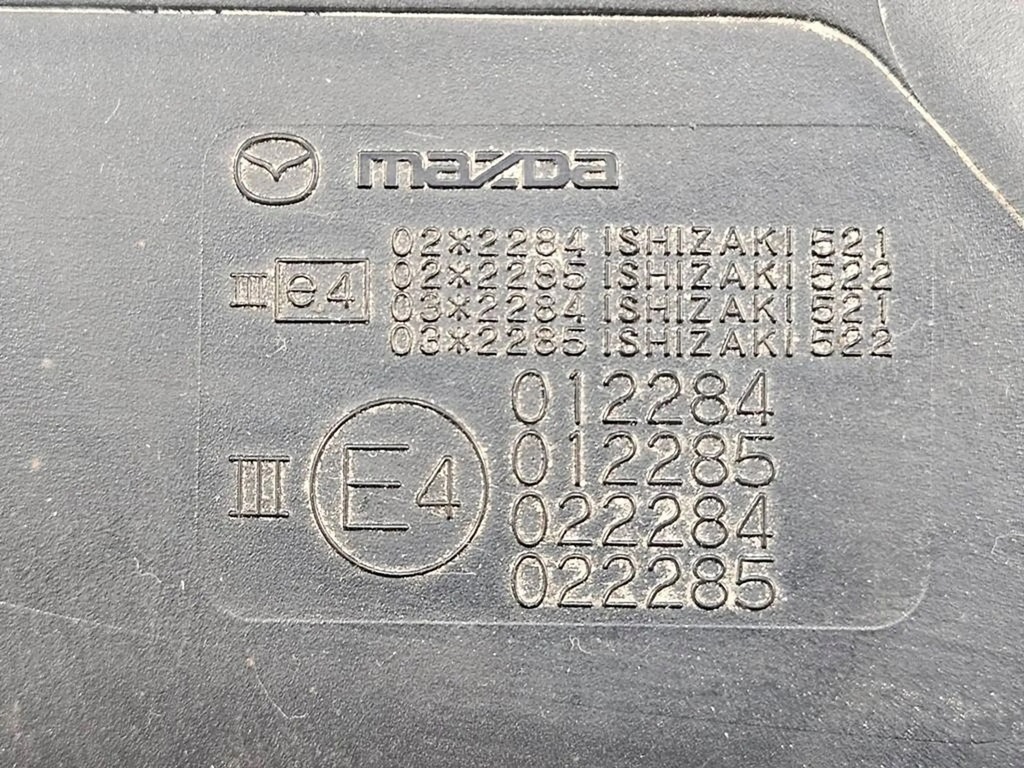 фото №10, Зеркало левая 5 pin grey mazda 5 i 08-10 lift eu