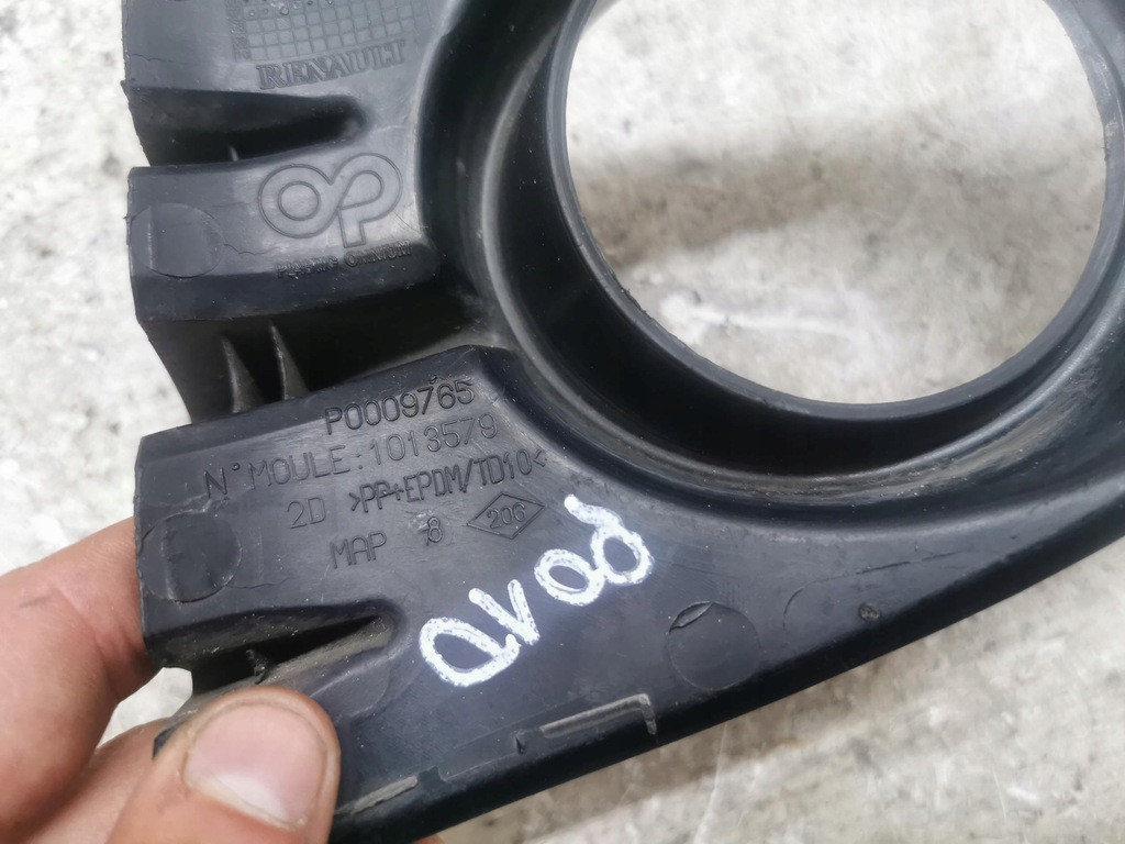 фото №11, Решітка бампера правий перед renault scenic ii