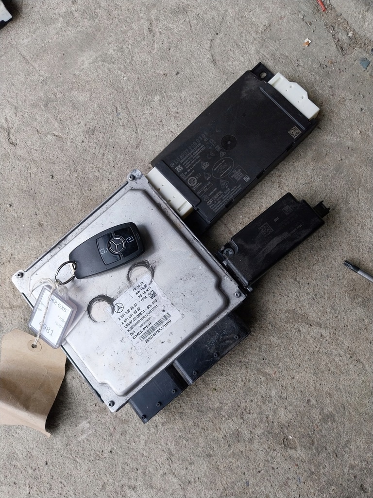 фото №1, Mercedes w910 2.2 cdi sprinter набор стартовый komuter блокировка блок управления