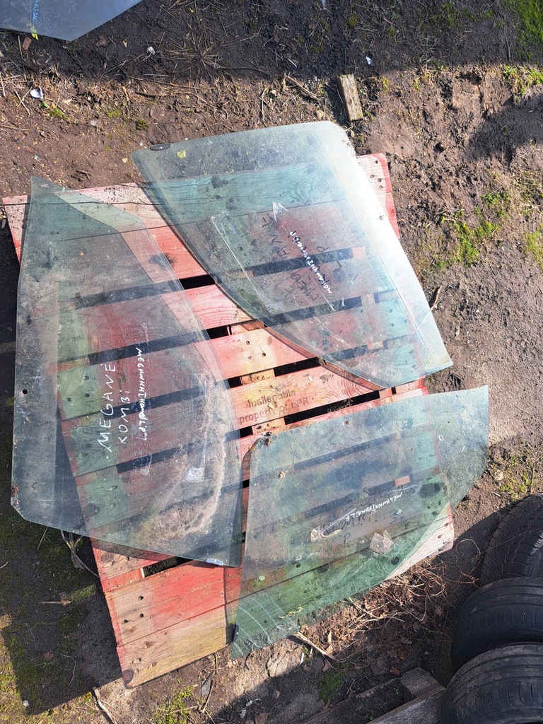 фото №1, Скло двері лівий перед renault megane i