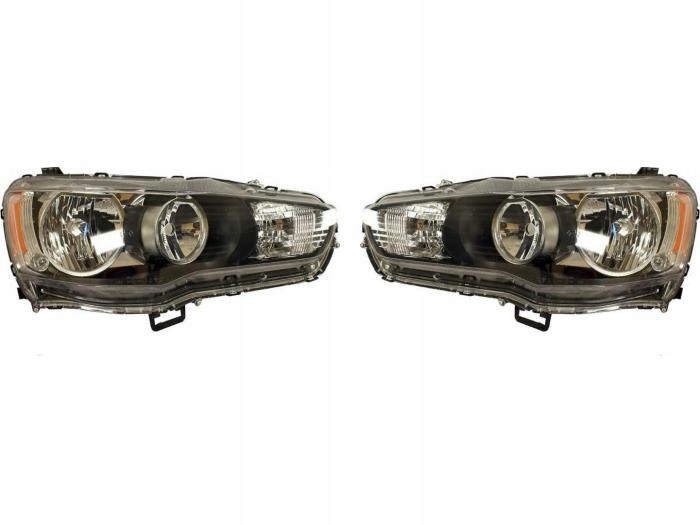 фото №1, Фары лампы mitsubishi lancer viii 08- l+p