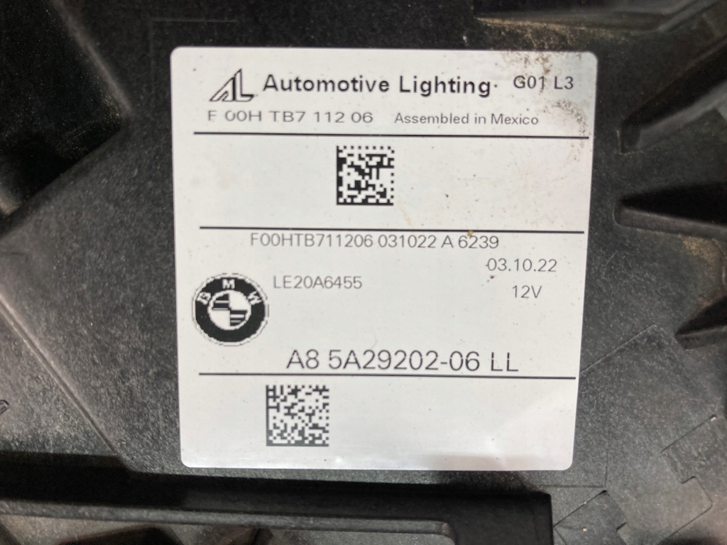 Фара правий передня bmw x3 g01 x4 g02 рестайлінг  full led 5a29202 Зі Шроту